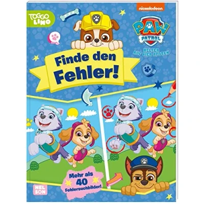 Abbildung von PAW Patrol Kindergartenheft: Finde den Fehler!: Mehr als 40 Suchbilder für Kinder ab 4 Jahren