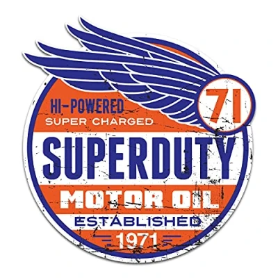 Abbildung von Retro Vintage Aufkleber Finest Folia Sticker Old School Ace Kult Rockabilly (R147 6 Superduty)