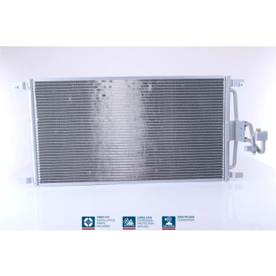 Abbildung von NISSENS 940104 Klimakondensator ohne Trockner Aluminium 695 R 134a