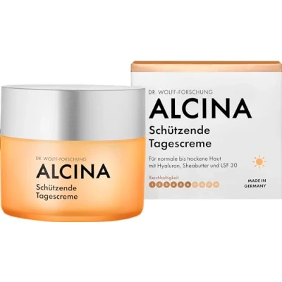 Abbildung von ALCINA Schützende Tagescreme LSF 30 1 x 50 ml Schützt vor sonnenbedingten Pigmentflecken und versorgt die Haut intensiv Mit Feuchtigkeit Hyaluron Sheabutter