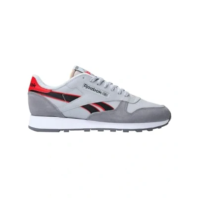 Abbildung von Reebok Classic Leather Sneaker low pure grey vector red, Größe: 37.5, red Veloursleder