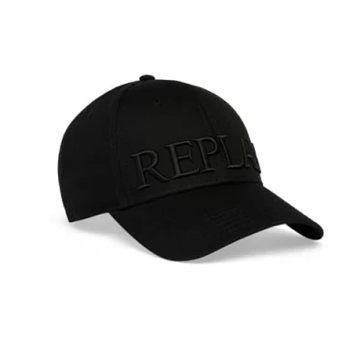 Abbildung von Replay Unisex Baseball Cap aus Baumwolle, Total Black 998 (Schwarz), Onesize