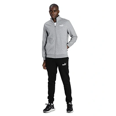 Abbildung von Puma Clean SUIT Trainingsanzug, Herren, Größe: Small, Medium gray heather