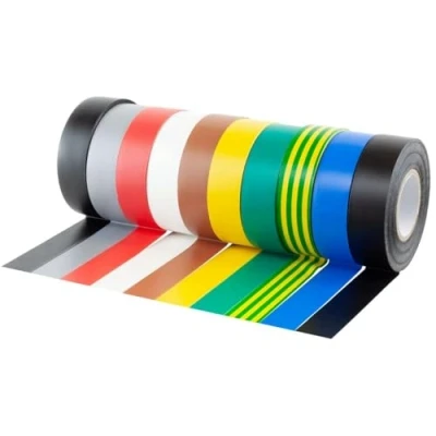 Abbildung von GOCABLETIES Isolierband Farbig Set 19 mm x 20 m strapazierfähiges, selbstklebendes zum Schutz, Bündeln und Reparieren von Kabeln 10 Rollen