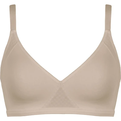 Abbildung von Naturana® Minimizer BH ohne Bügel [Cup B G] I Maximaler Halt Dank durchdachter Schnittführung &amp; Breiten Trägern Eleganter für eine optisch kleinere Cupgröße 75 Weiss E