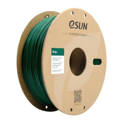 Abbildung von eSUN PLA+ Filament 1.75mm, 3D Drucker PLA Plus, Maßgenauigkeit +/ 0.03mm, 1kg Spule (2.2 LBS) Druck für Drucker, Kieferngrün