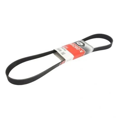 Abbildung von GATES 7PK1153 Keilrippenriemen 1153 7 Polyester, EPDM (Ethylen Propylen Dien Kautschuk) RoadMax Value Line NISSAN: Qashqai / Qashqai+2 I