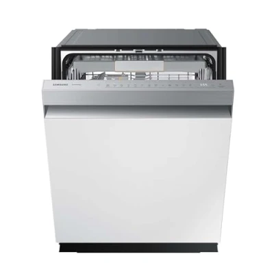 Abbildung von Samsung Geschirrspüler, 60 cm, Teilintegrierbar, EEK: A, 14 Maßgedecke, 7,9 l Wasserverbrauch, WaterJet Clean, SmartThings AI Energy Mode, 43 dB(A), Weiß, DW60CG880SSLEG
