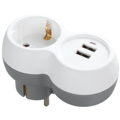 Abbildung von ORNO AE 13246(GS) Steckdose mit USB Anschlusstyp: A + C