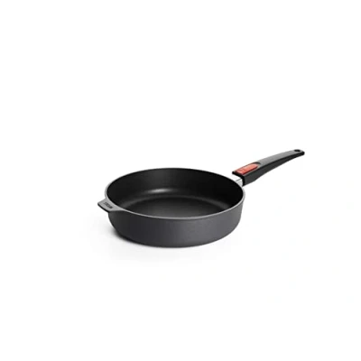 Abbildung von Woll Diamond Lite Hochrandpfanne Induktiv , Ø 26 cm, 7 cm hoch, mit abnehmbarem Stiel Geeignet für alle Herdarten, Aluminiumguss, Antihaft Versiegelung, backofenfest, anthrazit