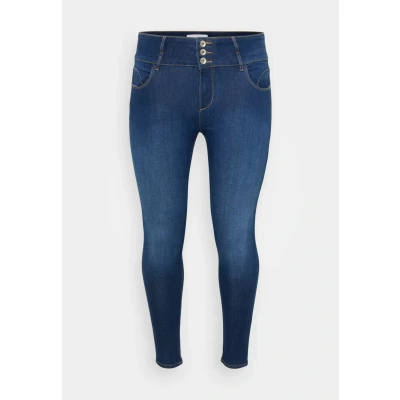 Abbildung von ONLY CARMAKOMA SKINNY fit Jeans »CARANNA HW ANK MBD DNM ANA«