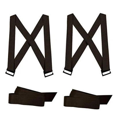 Abbildung von Tragegurte Umzug, ULIFEME 2 Personen Tragegurt, Mobelgurt, Transportgurt, Hebegurte für Waschmaschine, Klavier, Möbel, Schwere Gegenstände, 360kg Ready Lifter, Shoulder und Arm Kreuztragegurt Möbel