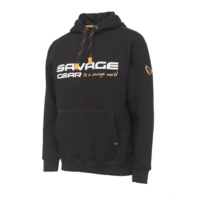Abbildung von Savage Gear Cosmo Hoodie Schwarz M Angelpullover