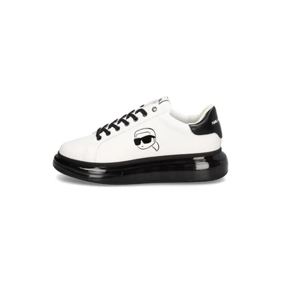 Abbildung von KARL Lagerfeld Kapri Sneaker low, Herren, Größe: 46, White/black Schuhe