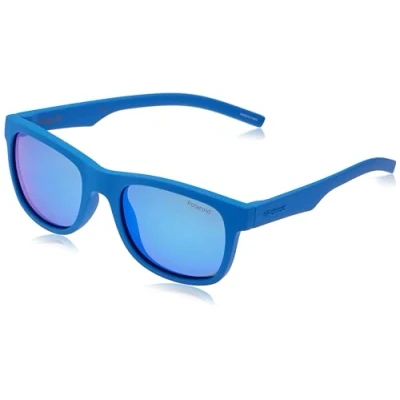 Abbildung von Polaroid Unisex Kinder PLD 8020/S Jy Zdi 46 Sonnenbrille, Blau