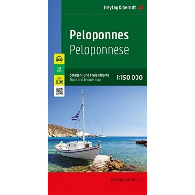 Abbildung von Peloponnes, Straßen und Freizeitkarte 1:150.000, freytag &amp; berndt: Mit Infoguide, Top Tips (freytag berndt Auto + Freizeitkarten)
