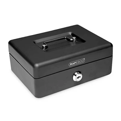 Abbildung von Rapesco SB0010B1 25mm Geldkassette, Schwarz