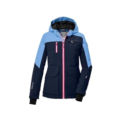 Abbildung von killtec Mädchen Skijacke/Funktionsjacke mit Kapuze und Schneefang KSW 340 GRLS SKI JCKT, dunkelnavy, 176, 42084 000