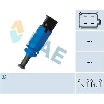 Abbildung von FAE 24910 Bremslichtschalter mechanisch 4 SMART: Fortwo II Coupe