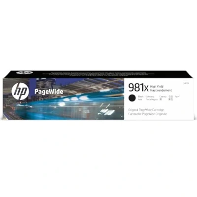 Abbildung von HP 981X (L0R12A) Schwarz Original PageWide Druckerpatrone mit hoher Reichweite für Enterprise, XL