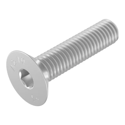 Abbildung von SECCARO Senkschraube M10 x 45 mm, Edelstahl V2A VA A2, DIN 7991 / ISO 10642, Innensechskant, 20 Stück