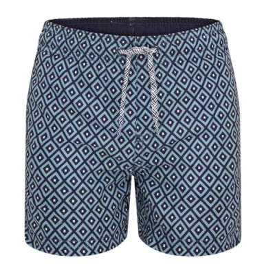 Abbildung von RIPT Jungen Essentials Quick Dry UV 50 Sonnenschutz Badeshorts Badehose, Blassblauer Diamantdruck, 9 10 Jahre