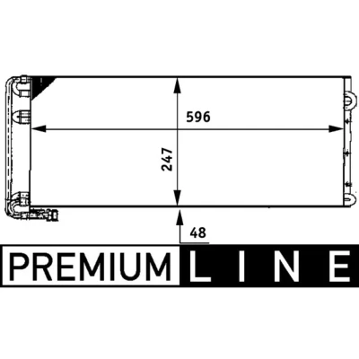 Abbildung von Kondensator, Klimaanlage MAHLE AC 669 000P