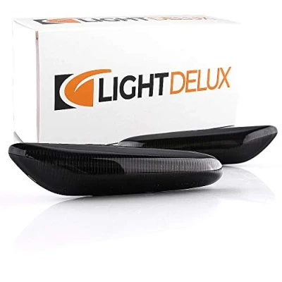 Abbildung von LIGHTDELUX Ersatz für 2 x LED Seitenblinker Blinker Kotflügel mit Zulassung V 170165