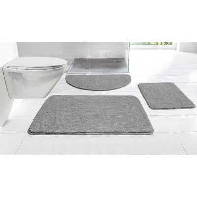 Abbildung von my home Badematte »Regona, Badteppich, Badvorleger, Badezimmer Teppich«, rutschhemmend beschichtet, fußbodenheizungsgeeignet schnell trocknend strapazierfähig, Uni Farben, besonders weich, als rechteckig und halbrund erhältlich