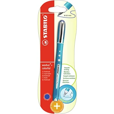 Abbildung von Tintenroller STABILO worker+ colorful medium Einzelstift blau