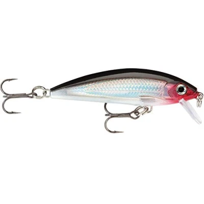 Abbildung von Rapala X Rap Countdown Angelköder Angelzubehör aus Balsaholz Süßwasser Spinnköder Lauftiefe 0.9 1.5m Fischköder 7cm, 10g Hergestellt in Estland Silver