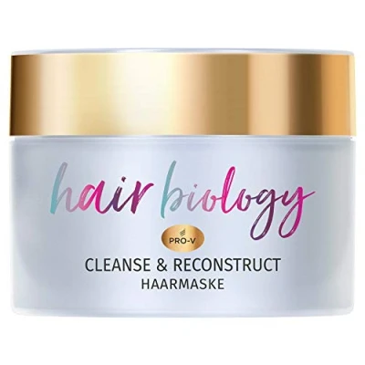 Abbildung von Hair Biology Cleanse &amp; Reconstruct Haarmaske, Bei Fettigem Ansatz Und Geschädigten Spitzen, 160ml