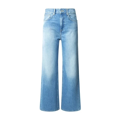 Abbildung von Pepe Jeans LEXA Straight Leg, Damen, Größe: 28x30, Med blue rigid denim