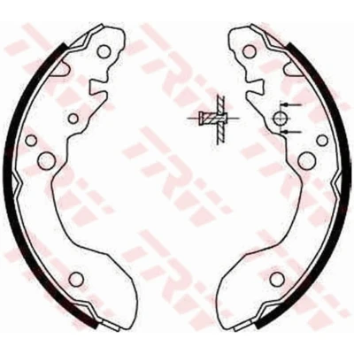 Abbildung von TRW GS8671 Bremsbacken 220 36 SUZUKI: Vitara I Off Road Cabrio