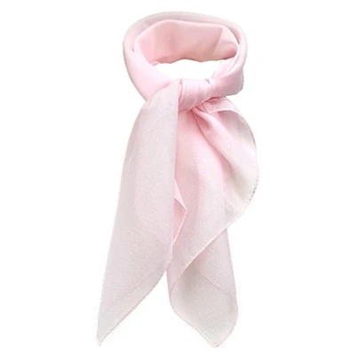 Abbildung von TigerTie Feines Damen Chiffon Nickituch in rosa einfarbig Uni Größe 58 cm x Tuch Halstuch Schal