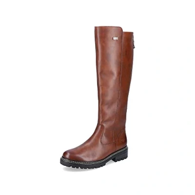 Abbildung von Remonte Stiefel, Blockabsatz, Businesschuh, Langschaftstiefel Innenreißverschluss