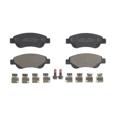 Abbildung von BRECK 23959 00 702 Bremsbelagsatz nicht für Verschleißwarnanzeiger vorbereitet CITROËN: C1 I, II, PEUGEOT: 108 Hatchback, 107 Hatchback