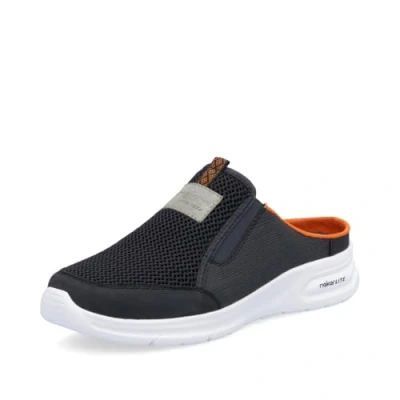 Abbildung von Rieker Herren Low Top Sneaker B7390, Männer Halbschuhe,Sportschuhe,Freizeitschuhe,Turnschuhe,Laufschuhe,straßenschuhe,blau (14),44 EU / 9.5 UK