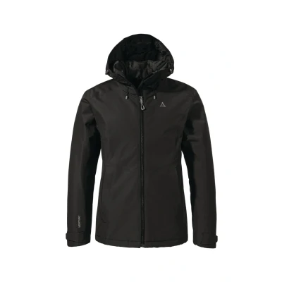Abbildung von Schöffel Regenjacke / wasserabweisende Jacke, Damen, Größe: 44, schwarz