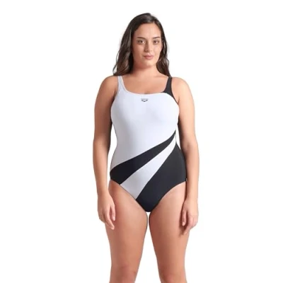 Abbildung von arena Liliana U Back Damenbadeanzug mit B Körbchen, Modellierender Schwimmanzug, Power Mesh Technologie und Chlorresistentes Sensitive Fabrics, Herausnehmbare Körbchen Verstellbare Träger