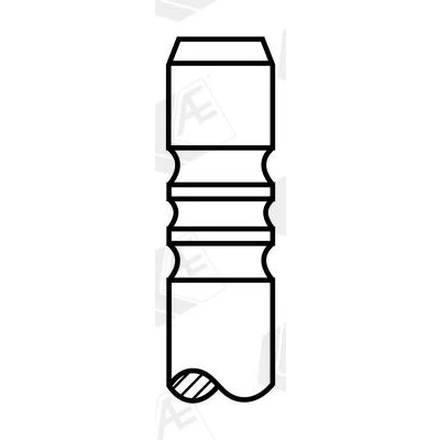 Abbildung von AE V95252 Einlaßventil 23,5mm Ventilschaftende gehärtet