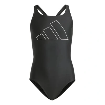Abbildung von adidas Performance Swimsuit KIDS Badeanzug für Kinder, Größe: 128, Black/white