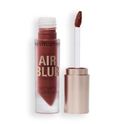 Abbildung von Revolution Air Blur Matt Flüssiger Lippenstift Langanhaltende Lippenfarbe Vegan &amp; Cruelty Free Peachy Light Pink 3.5ml