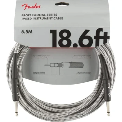 Abbildung von Fender Kabel Professional Series, 5,5m wh. tweed