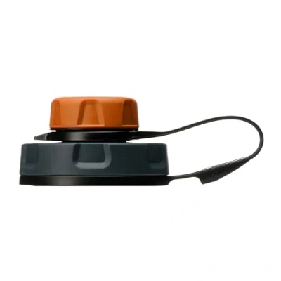 Abbildung von humangear Unisex Erwachsene Capcap+ Flaschendeckel, orange, für Ø 5,3 cm