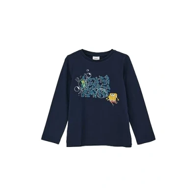 Abbildung von s.Oliver Jungen 2148792 T Shirt mit Schriftprint, blau, 92/98
