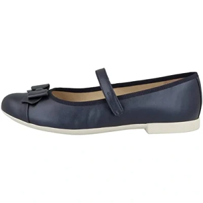 Abbildung von Geox Mädchen Jr Plie&#039; Ballet Flat, Navy, 37 EU