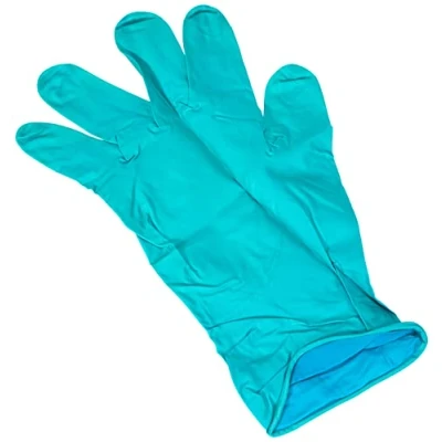 Abbildung von Ansell Microflex 93 260 Einweghandschuhe aus Nitril/Neopren, chemikalienbeständig, für die Industrie, Mechaniker und Heimwerker, Grün, Größe XL (9,5 10) (6 Stück).