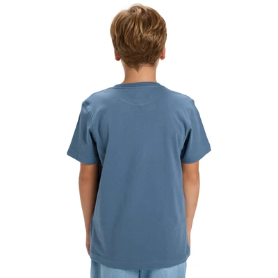 Abbildung von Quiksilver EV IN Waves Youth Unisex Tshirt print für Kinder, Größe: 128, China blue