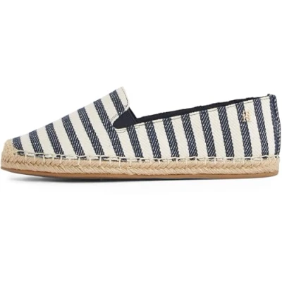 Abbildung von Tommy Hilfiger Nautical Stripe Espadrille, Damen, Größe: 37, Space blue Schuhe